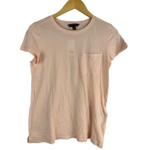 Banana Republic Pocket Tee Shirt XS Light Peach Pima Cotton NWT - Picture 6 of 6